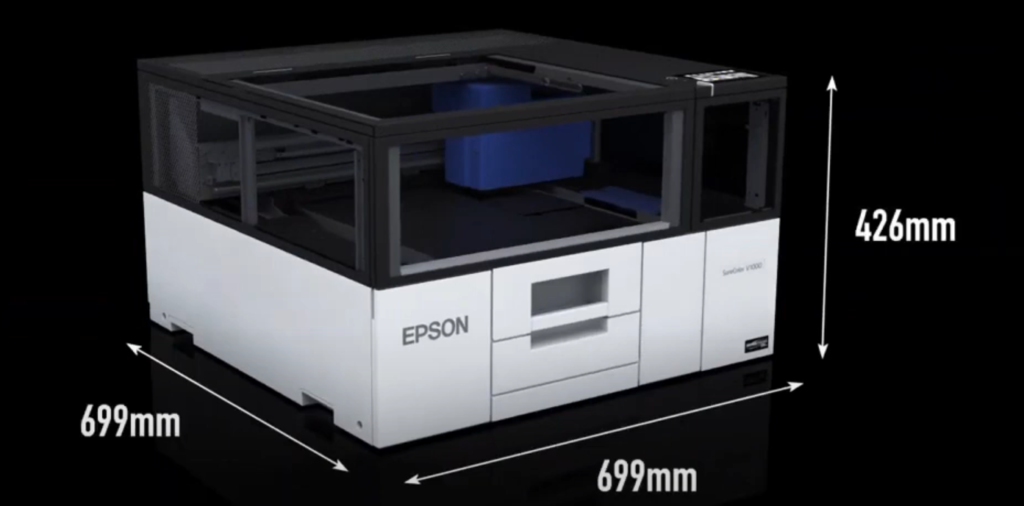 เครื่องพิมพ์ยูวี ขนาดA4 เครื่องพิมพ์ยูวี Epson V1030 Epson UV printer Dimension UV V1030