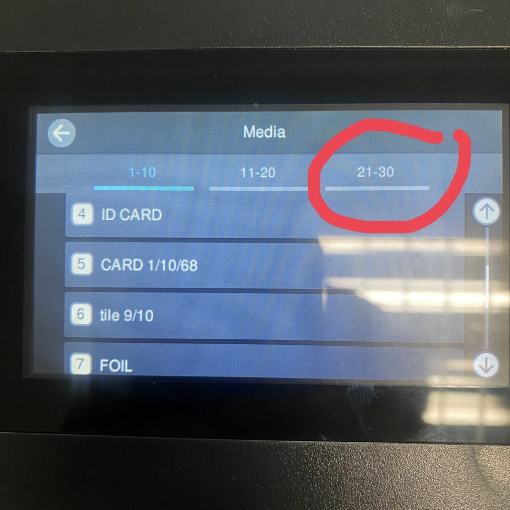 ความสูง วัสดุพิมพ์ยูวี เครื่องพิมพ์ยูวี วิธีวัดความสูงวัสดุ เครื่องพิมพ์ uv Epson V1030
