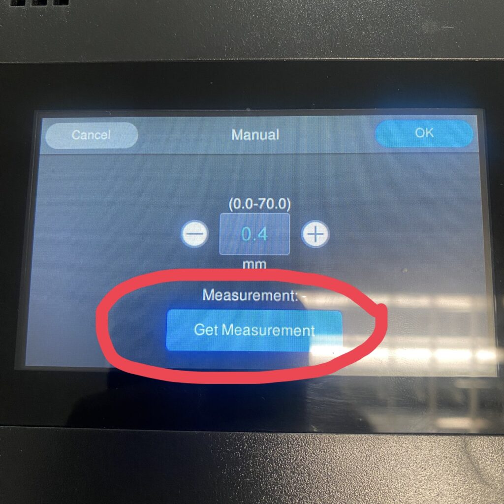 ความสูง วัสดุพิมพ์ยูวี เครื่องพิมพ์ยูวี วิธีวัดความสูงวัสดุ เครื่องพิมพ์ uv Epson V1030
