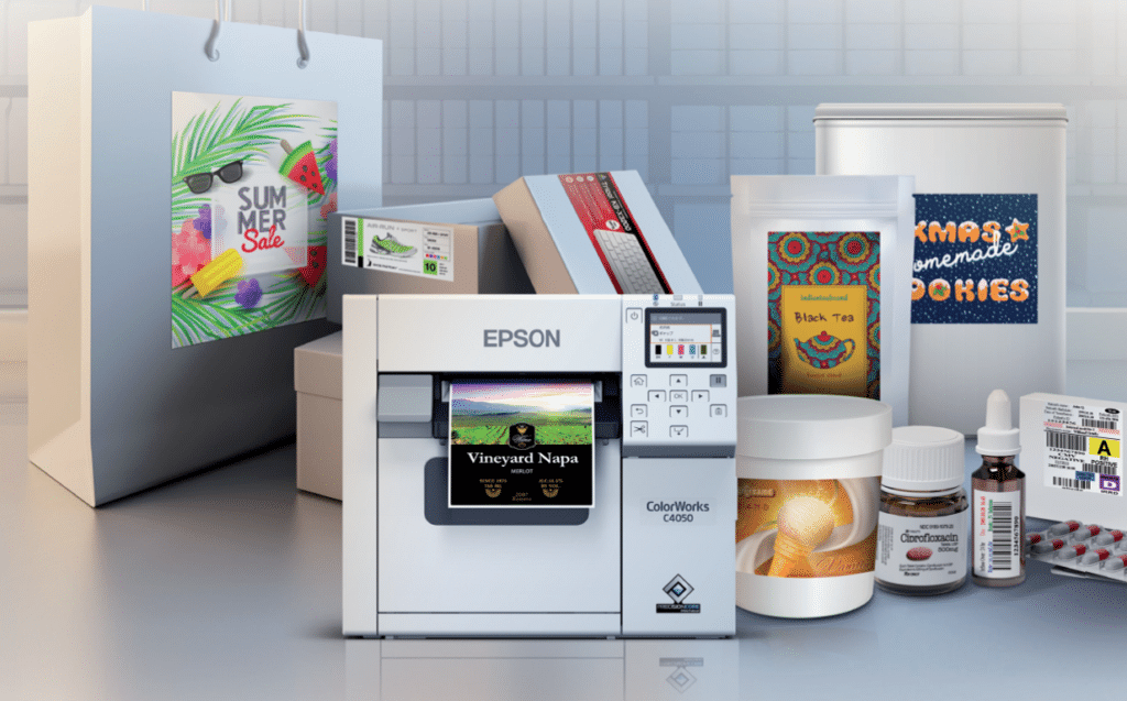 เครื่องพิมพ์สติ๊กเกอร์ ฉลากสินค้า Epson Colorworks